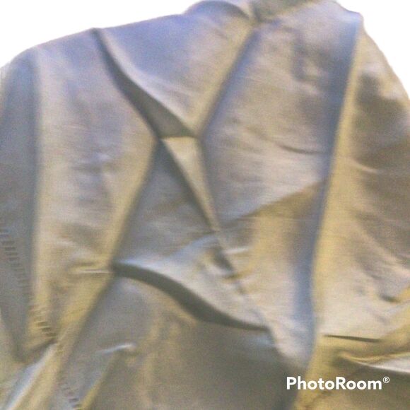 Sateen Handkerchief Vintage Power Dress Formal Timeless Grandpa Business - Picture 5 of 7